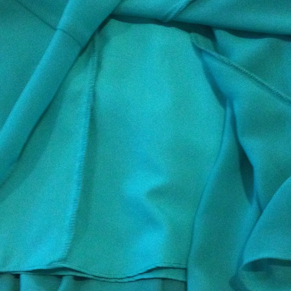 GUESS TEAL STRAPLESS Fit and flare mini DRESS, size 0 - Picture 5 of 5